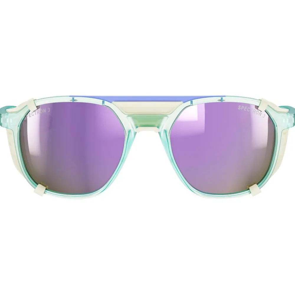 Lunettes Femme<Julbo Lunettes de soleil Slack Cover Translucide Brillant Menthe Gris Clair Spectron 3