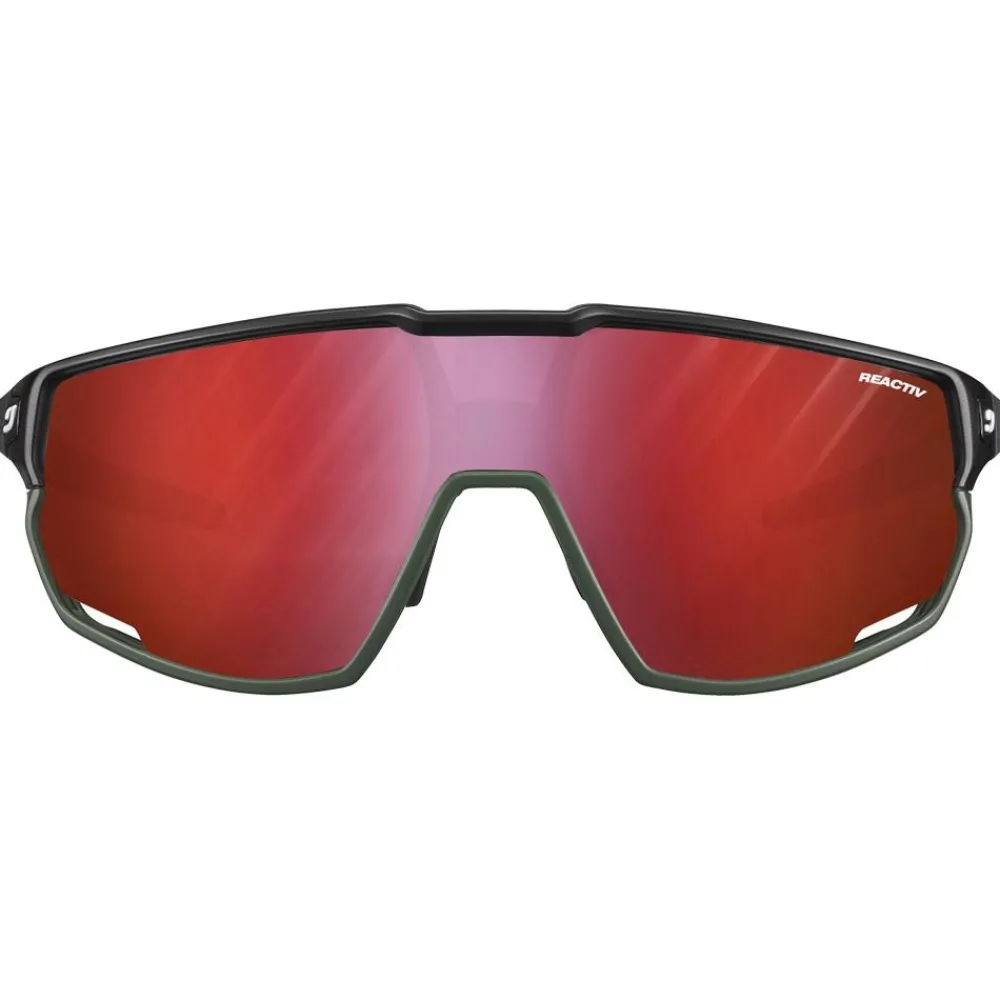 Lunettes Photochromiques<Julbo Lunettes de soleil Rush Mat Noir Kaki Reactiv 0-3 High Contrast