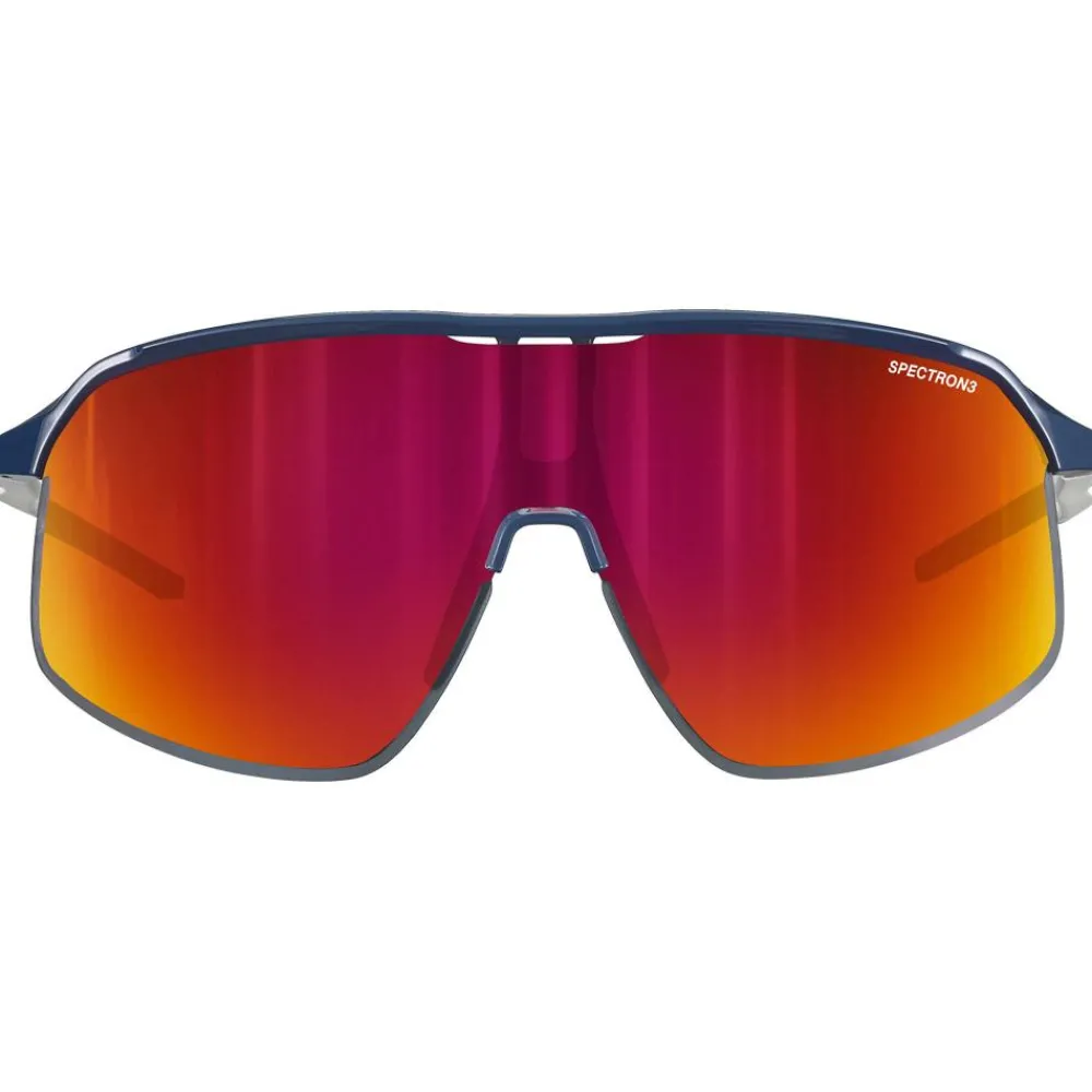 Discount Lunettes de soleil Density Mat Bleu Blanc Rouge Spectron 3 Femme Lunettes Femme|Lunettes Homme