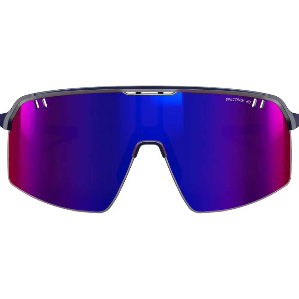 Hot Lunettes de soleil Intensity Brillant Bleu Foncé Spectron Hd 3 Femme Lunettes Femme|Lunettes Homme