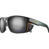 Lunettes Homme<Julbo Lunettes de soleil Shield Translucide Mat Vert Foncé Orange Spectron 4