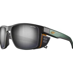 Lunettes Homme<Julbo Lunettes de soleil Shield Translucide Mat Vert Foncé Orange Spectron 4