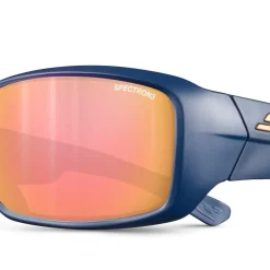 Lunettes Femme|Lunettes Homme<Julbo Lunettes de soleil Whoops Mat Bleu Or Spectron 3