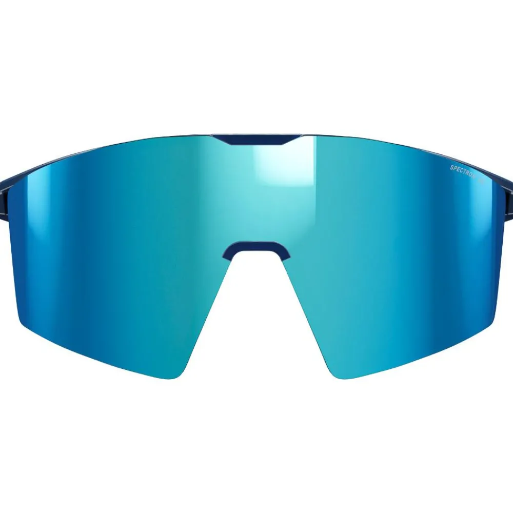 New Lunettes de soleil Edge Cover Mat Bleu Gris Spectron Hd 4 Polarized Femme Lunettes Femme|Lunettes Homme