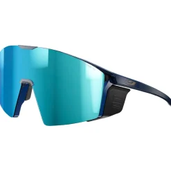 New Lunettes de soleil Edge Cover Mat Bleu Gris Spectron Hd 4 Polarized Femme Lunettes Femme|Lunettes Homme