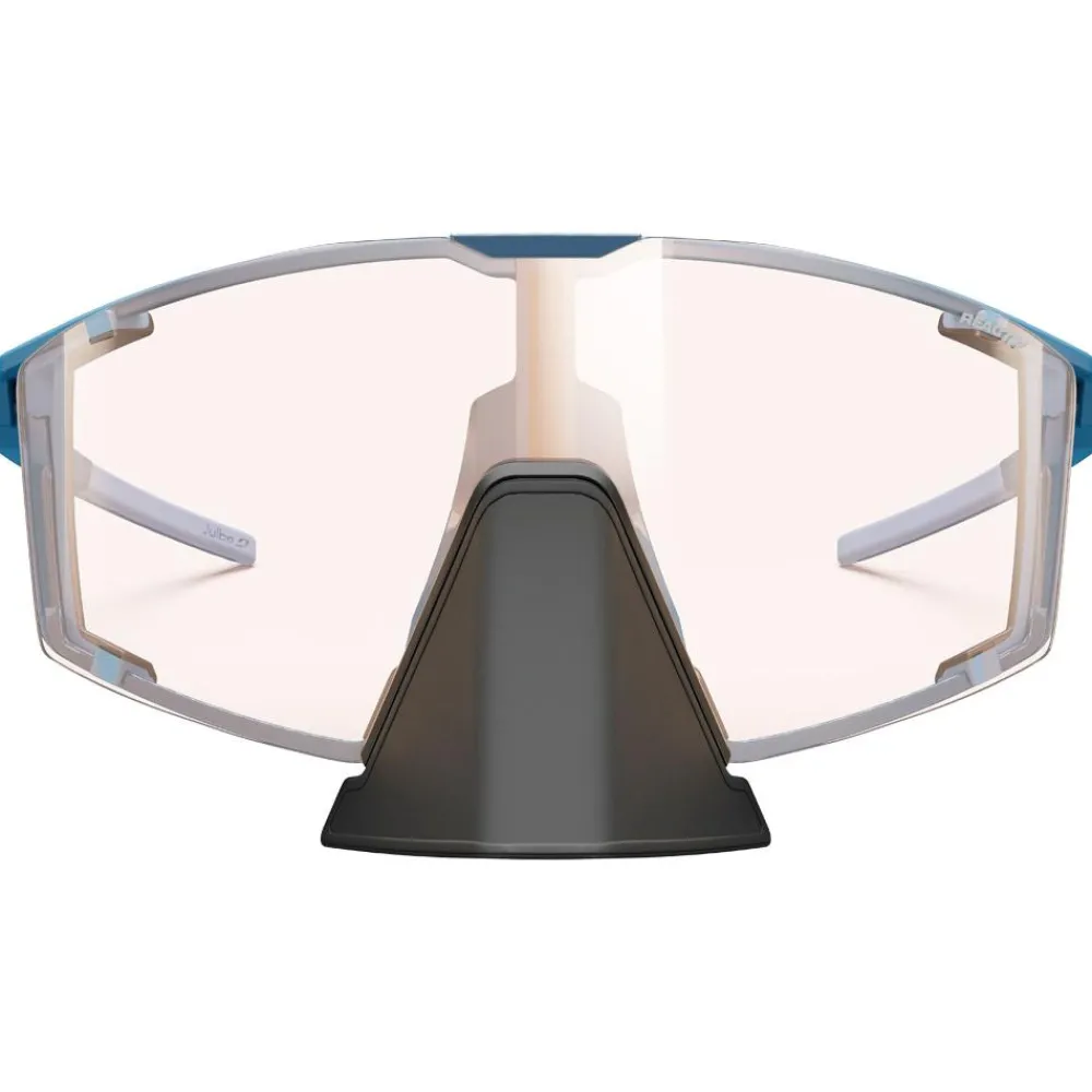New Lunettes de soleil Edge Cover Mat Bleu Gris Spectron Hd 4 Polarized Femme Lunettes Femme|Lunettes Homme