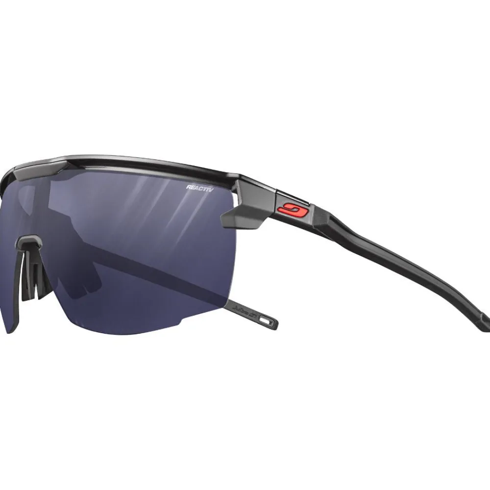 Lunettes Femme|Lunettes Homme<Julbo Lunettes de soleil Ultimate Brillant Noir Gris Reactiv Performance 0-3
