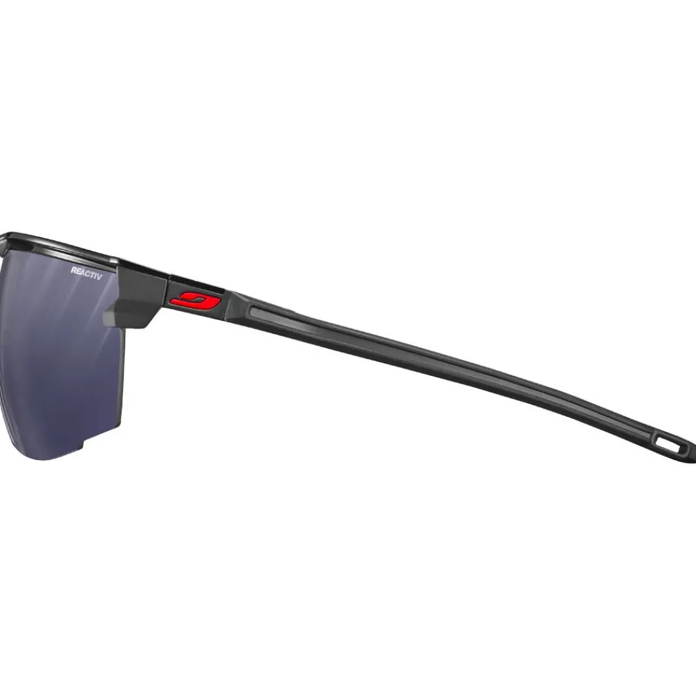 Lunettes Femme|Lunettes Homme<Julbo Lunettes de soleil Ultimate Brillant Noir Gris Reactiv Performance 0-3