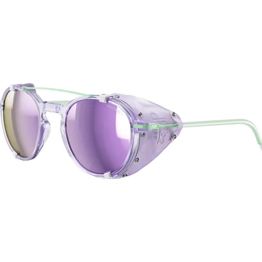 Lunettes Femme|Lunettes Femme<Julbo Lunettes de soleil Legacy Translucide Brillant Violet Vert Spectron 3