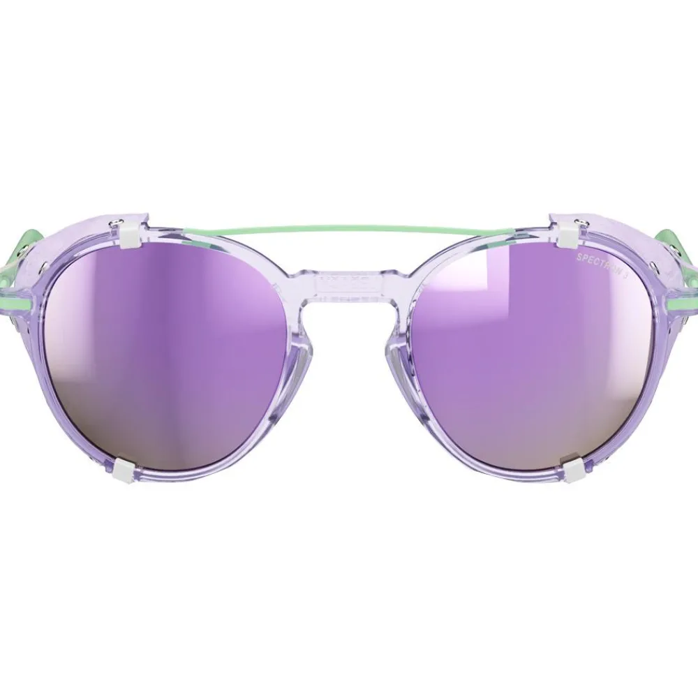 Lunettes Femme|Lunettes Femme<Julbo Lunettes de soleil Legacy Translucide Brillant Violet Vert Spectron 3