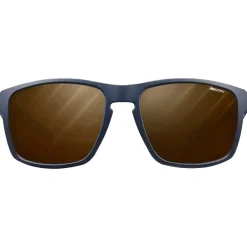 New Lunettes de soleil Shield Bleu Mat Cameleon Homme Lunettes Homme|Lunettes Polarisées