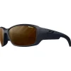 Hot Lunettes de soleil Whoops Noir Mat Reactiv High Mountain 2-4 Femme Lunettes Polarisées|Lunettes Photochromiques