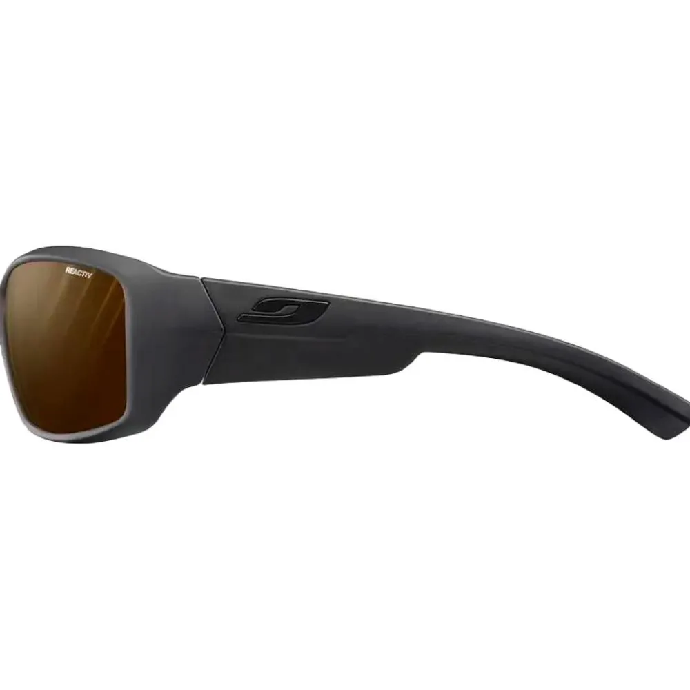 Hot Lunettes de soleil Whoops Noir Mat Reactiv High Mountain 2-4 Femme Lunettes Polarisées|Lunettes Photochromiques