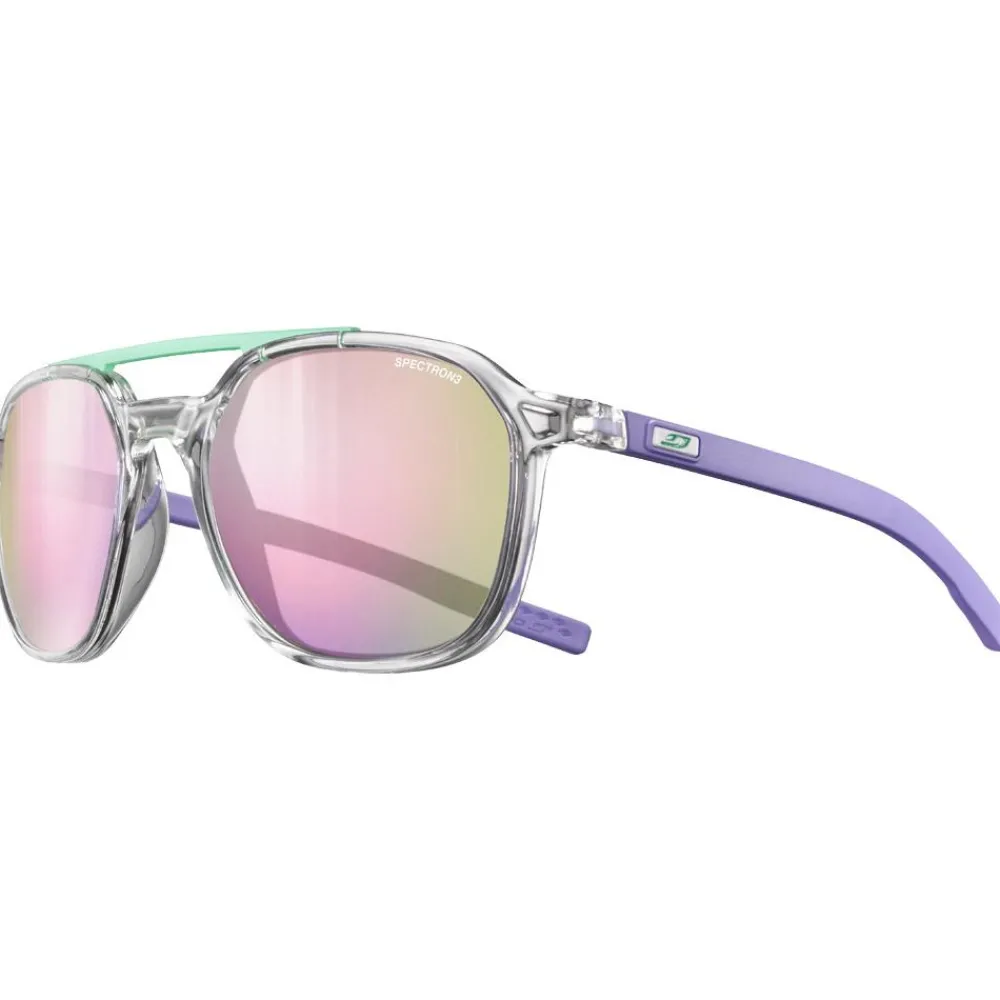 New Lunettes de soleil Slack Translucide Brillant Cristal Violet Spectron 3 Femme Lunettes Femme