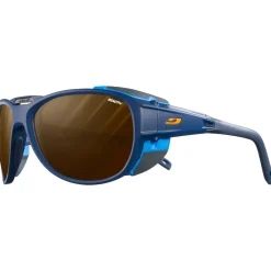 Lunettes de soleil Explorer 2.0 Mat Bleu Foncé Reactiv High-Mountain 2-4 Lunettes Polarisées|Lunettes Photochromiques