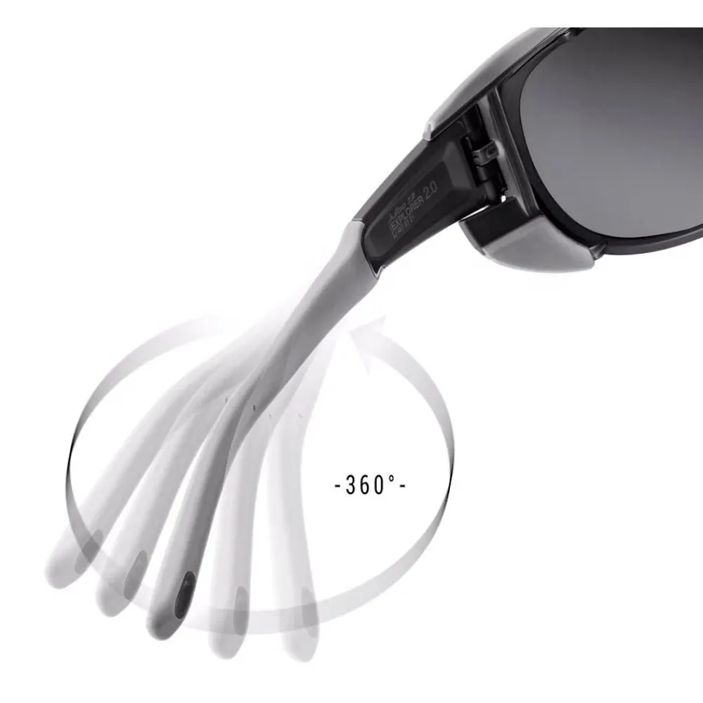 Lunettes de soleil Explorer 2.0 Mat Bleu Foncé Reactiv High-Mountain 2-4 Lunettes Polarisées|Lunettes Photochromiques