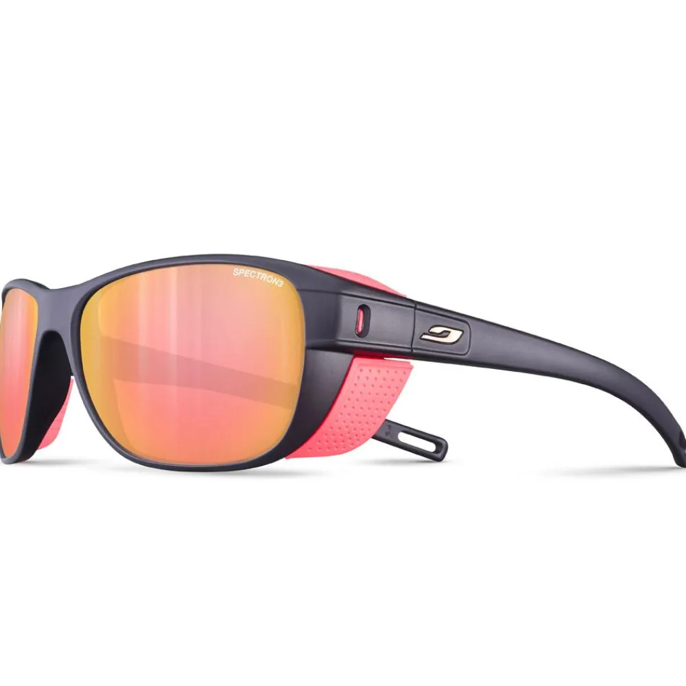 Lunettes Homme<Julbo Lunettes de soleil Camino Violet Foncé Rose Spectron 3 Flash Rose