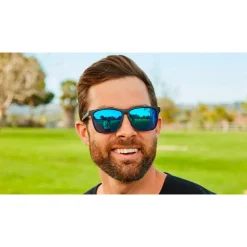 Lunettes Femme|Lunettes Polarisées<Knockaround Lunettes de soleil Fast Lanes Matte Black Moonshine