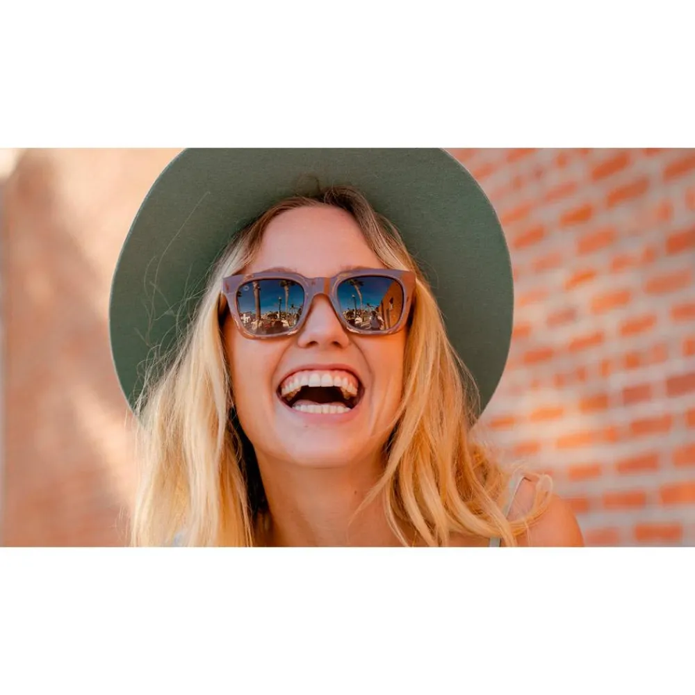 Lunettes Femme|Lunettes Polarisées<Knockaround Lunettes de soleil Songbirds Rose Latte