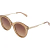 Lunettes Femme<Komono Lunettes de soleil Ellis Metal Sahara White Gold