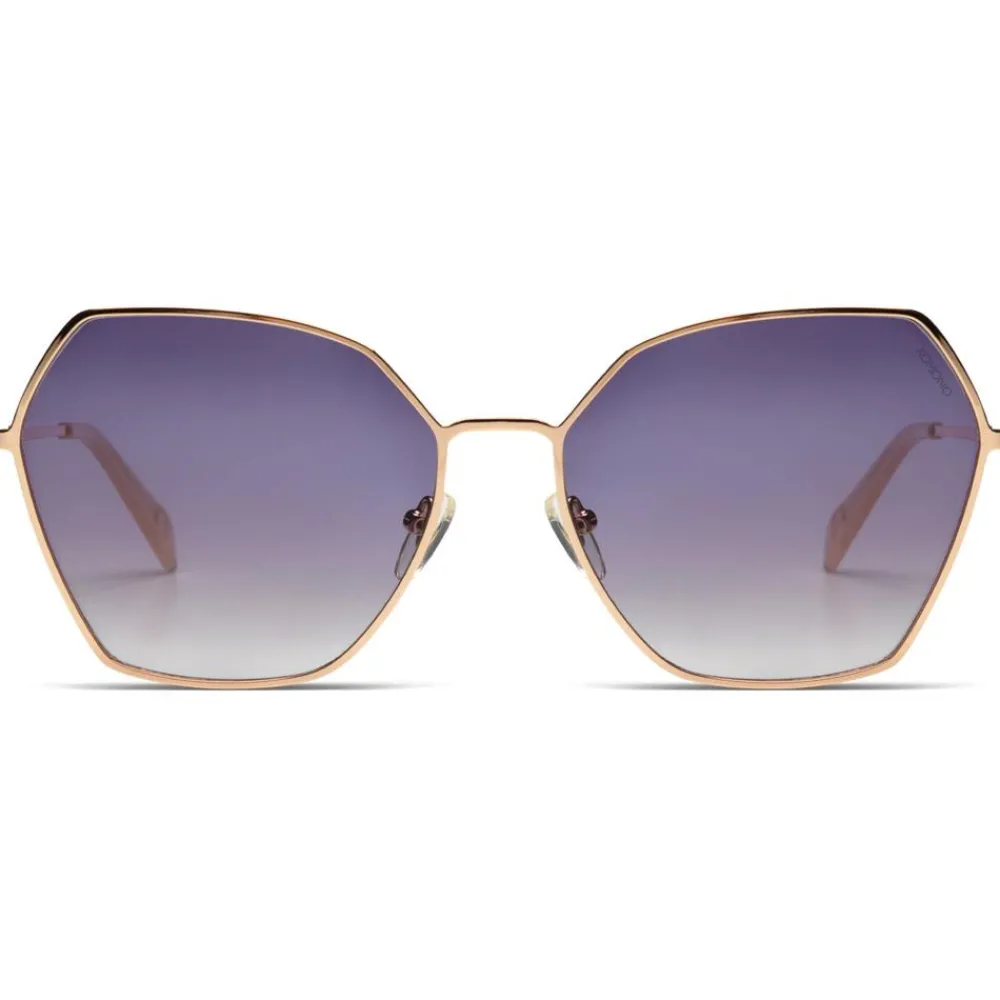 Clearance Lunettes de soleil Belle Rose Gold Femme Lunettes Femme