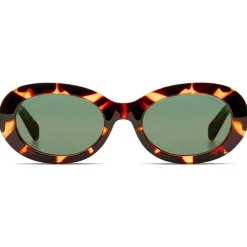 New Lunettes de soleil Luna Havana Femme Lunettes Femme