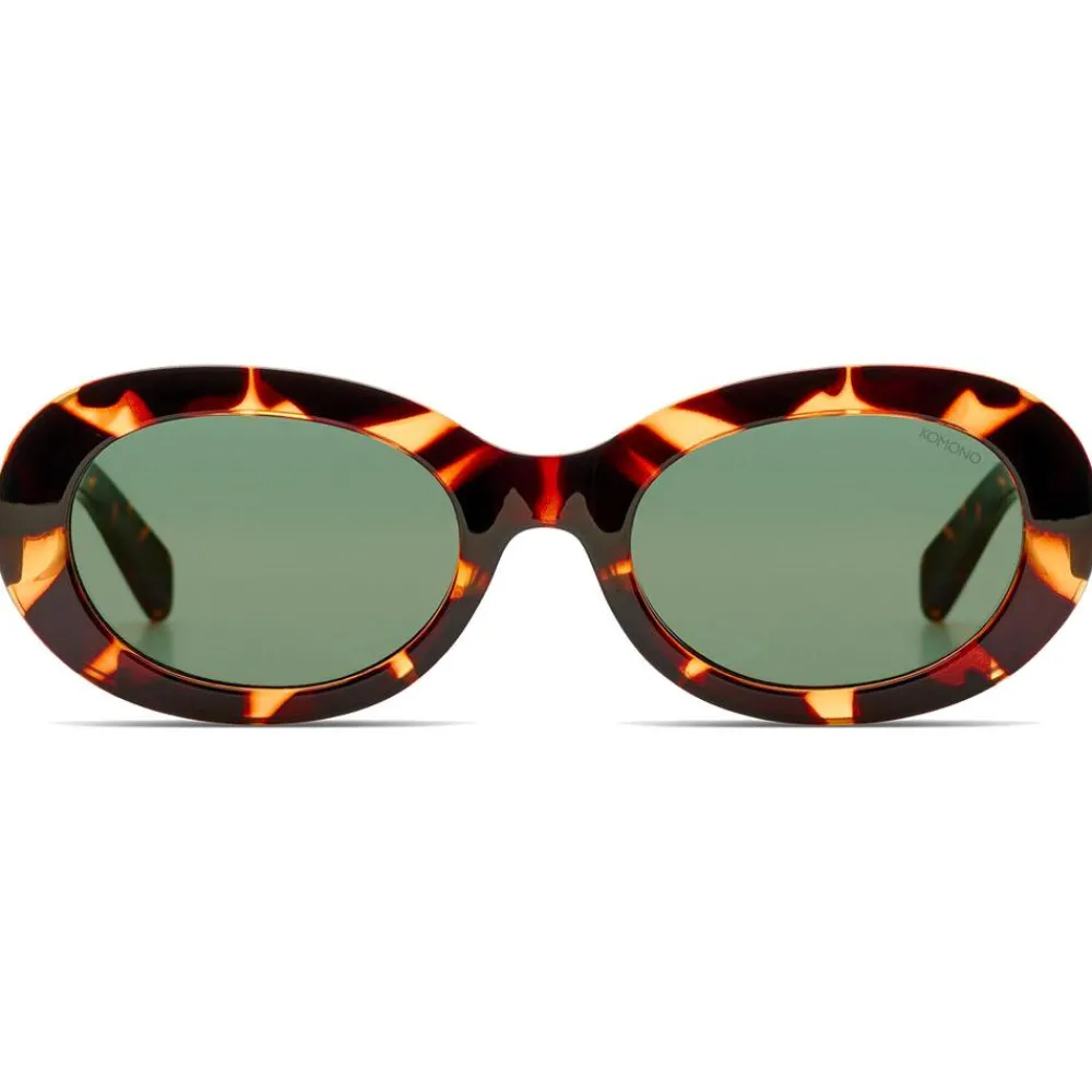 New Lunettes de soleil Luna Havana Femme Lunettes Femme