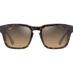 Lunettes Polarisées|Lunettes Femme<Maui Jim Lunettes de soleil Maluhia Havane Foncé Brillant Jaune Transparent Hcl Bronze Minéral Superthin
