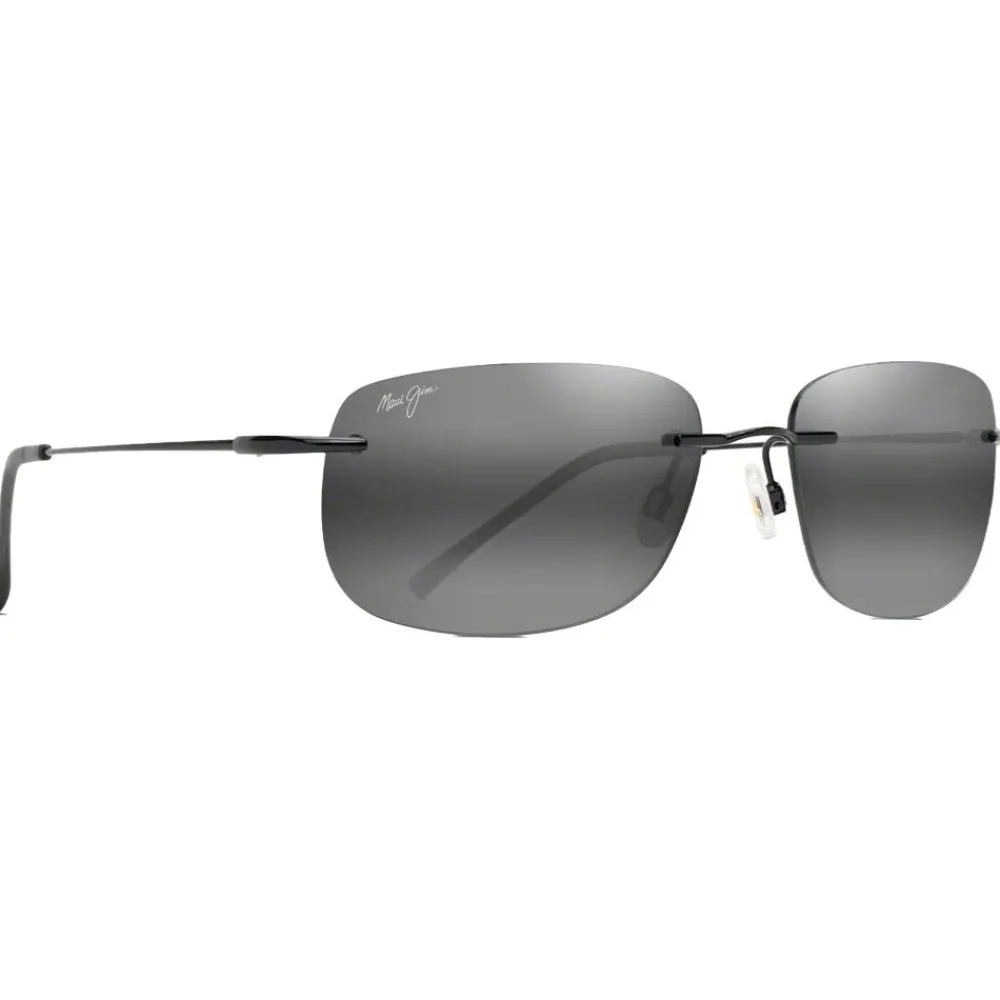 Hot Lunettes de soleil Ohai Gloss Black Gris Neutre MauiBrilliant Lunettes Polarisées