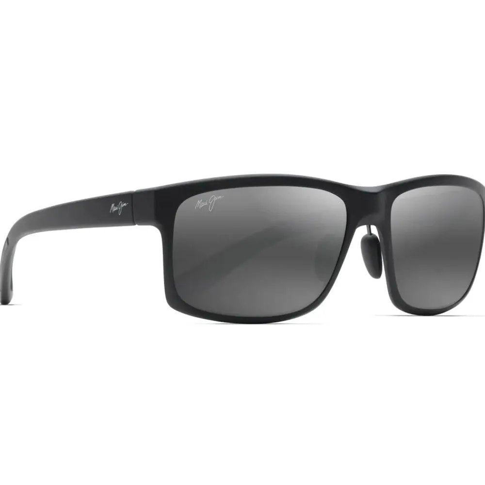 Lunettes Polarisées|Lunettes Femme<Maui Jim Lunettes de soleil Pokowai Arch Noir Matte Gris Neutre MauiPure