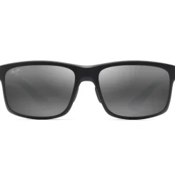 Lunettes Polarisées|Lunettes Femme<Maui Jim Lunettes de soleil Pokowai Arch Noir Matte Gris Neutre MauiPure