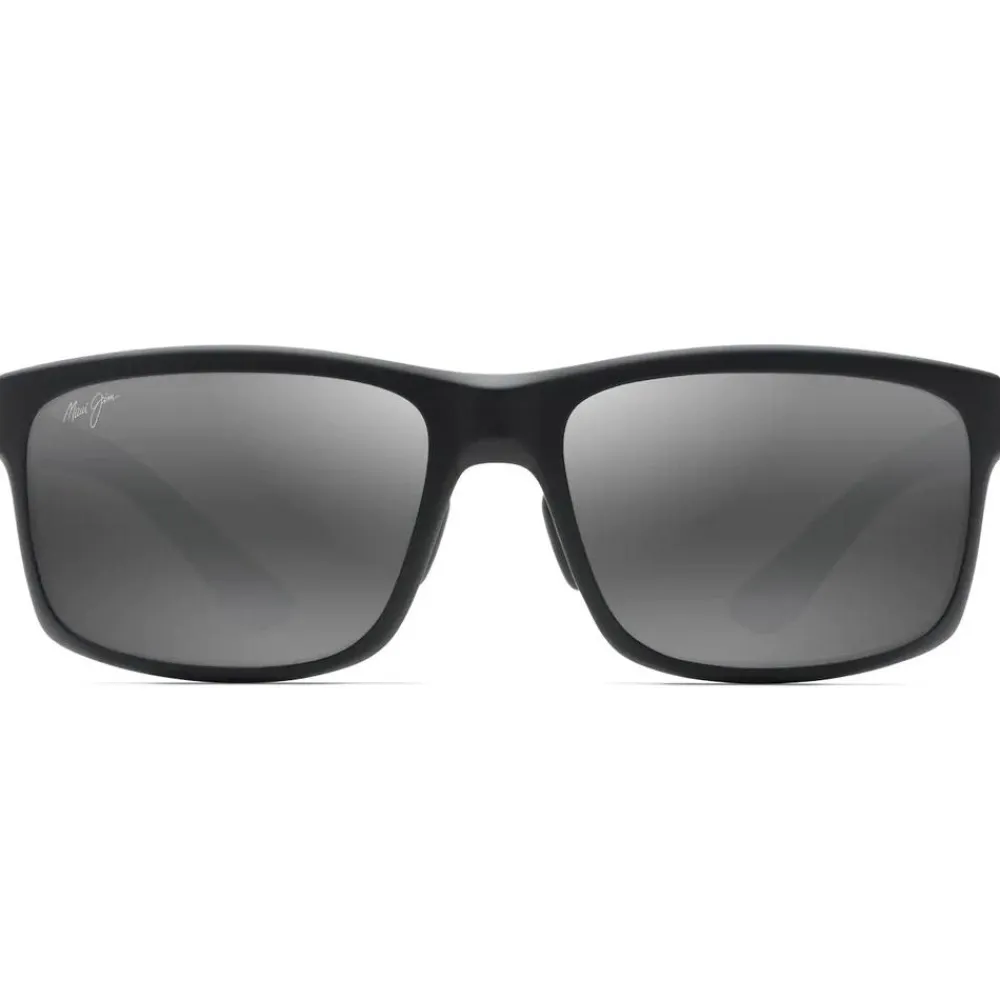 Lunettes Polarisées|Lunettes Femme<Maui Jim Lunettes de soleil Pokowai Arch Noir Matte Gris Neutre MauiPure