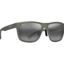 Hot Lunettes de soleil Puakea Gris Vert Mat Neutral Grey Minéral Superthin Femme Lunettes Femme|Lunettes Polarisées