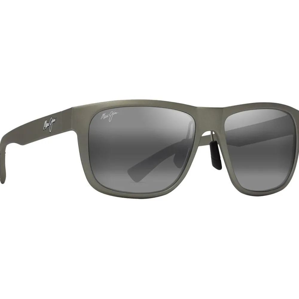 Hot Lunettes de soleil Puakea Gris Vert Mat Neutral Grey Minéral Superthin Femme Lunettes Femme|Lunettes Polarisées