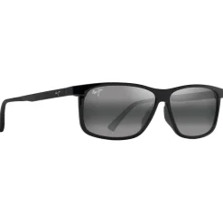 Lunettes Femme|Lunettes Polarisées<Maui Jim Lunettes de soleil Pulama Noir Brillant Neutral Grey Minéral Superthin