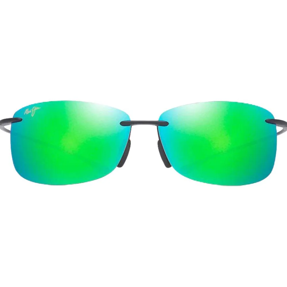 Sale Lunettes de soleil Akau Matte Black Mauipure Lt Mauigreen Femme Lunettes Femme|Lunettes Polarisées