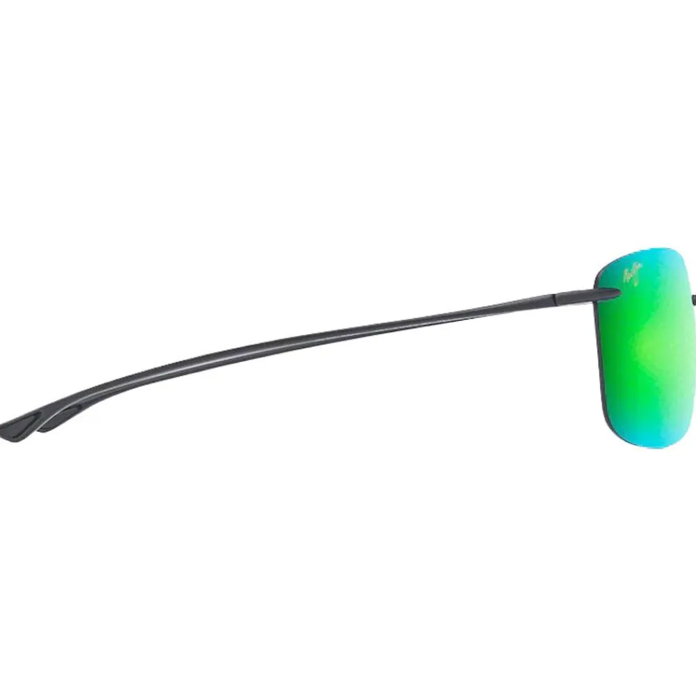 Sale Lunettes de soleil Akau Matte Black Mauipure Lt Mauigreen Femme Lunettes Femme|Lunettes Polarisées