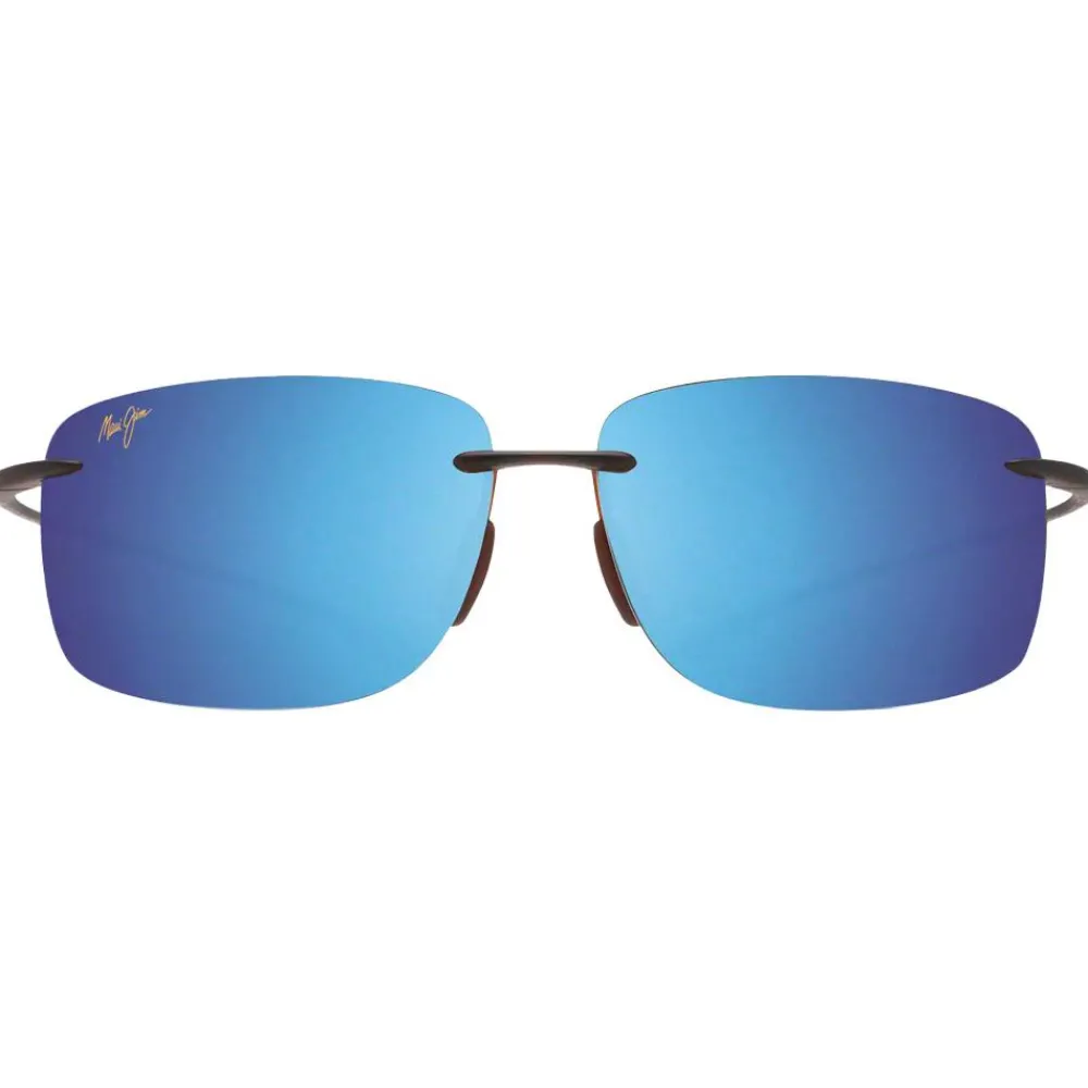 Lunettes Femme|Lunettes Polarisées<Maui Jim Lunettes de soleil Hema Mat Dark Brown Blue Hawaii Maui Pure Lt