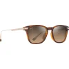 Lunettes Femme|Lunettes Polarisées<Maui Jim Lunettes de soleil Mana'olana Havane Foncé Brillant Doré Bronze Hcl MauiBrilliant