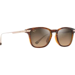Lunettes Femme|Lunettes Polarisées<Maui Jim Lunettes de soleil Mana'olana Havane Foncé Brillant Doré Bronze Hcl MauiBrilliant
