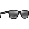Lunettes Femme|Lunettes Homme<Maui Jim Lunettes de soleil Kuniahi Asian Fit Matte Black Neutral Grey MauiPure