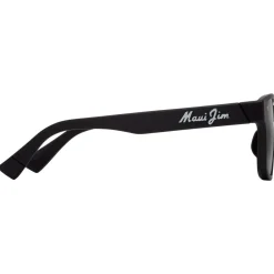 Lunettes Femme|Lunettes Homme<Maui Jim Lunettes de soleil Kuniahi Asian Fit Matte Black Neutral Grey MauiPure