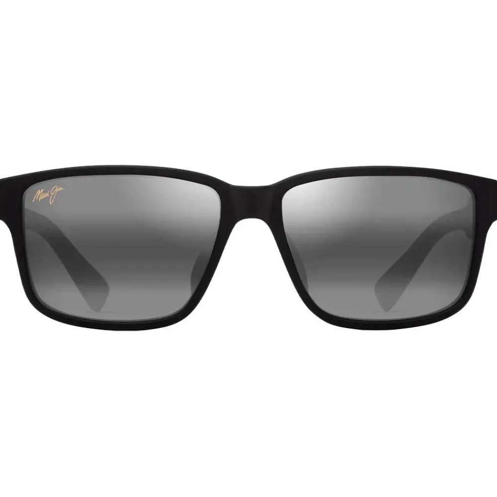 Lunettes Femme|Lunettes Homme<Maui Jim Lunettes de soleil Kuniahi Asian Fit Matte Black Neutral Grey MauiPure