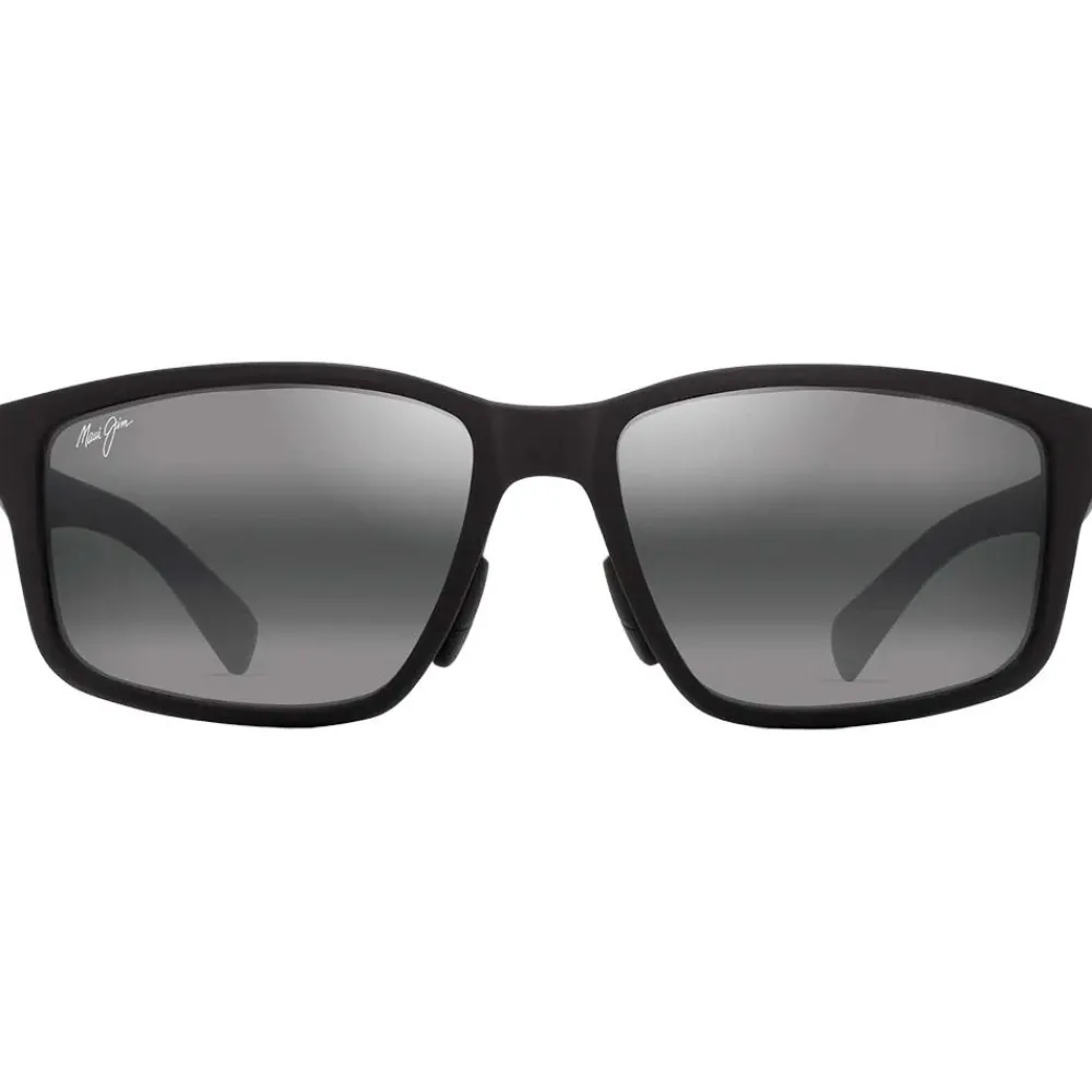 Lunettes Femme|Lunettes Polarisées<Maui Jim Lunettes de soleil Walewaha Asian Fit Matte Black Neutral Grey Mineral Superthin