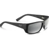 Lunettes Femme|Lunettes Polarisées<Maui Jim Lunettes de soleil Wassup Gris Mat Grain De Bois Noir Gris Neutre