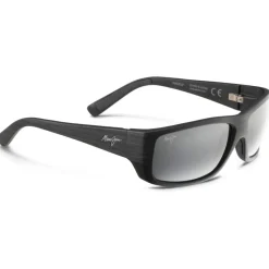 Lunettes Femme|Lunettes Polarisées<Maui Jim Lunettes de soleil Wassup Gris Mat Grain De Bois Noir Gris Neutre