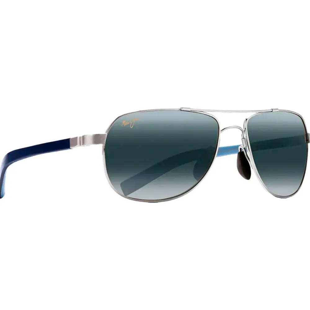 Lunettes Polarisées|Lunettes Femme<Maui Jim Lunettes de soleil Guardrails Argent Bleu Clair Gris Neutre MauiBrilliant