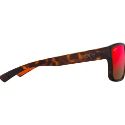 Lunettes Femme|Lunettes Polarisées<Maui Jim Lunettes de soleil Uila Havane Foncé Mat Orange Hawaii Lava Minéral Superthin