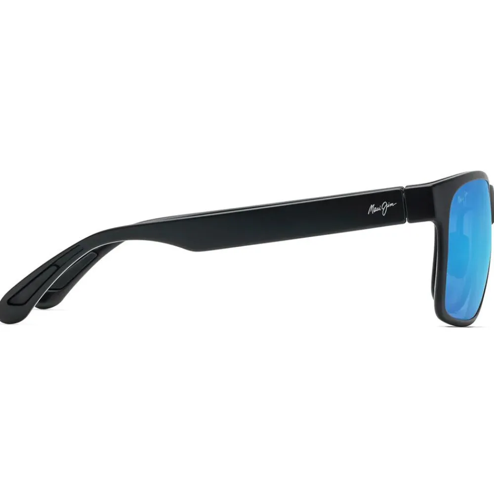 Best Lunettes de soleil Red Sands Noir Mat Bleu Hawaï MauiPure Femme Lunettes Polarisées|Lunettes Femme