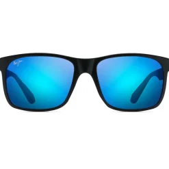 Best Lunettes de soleil Red Sands Noir Mat Bleu Hawaï MauiPure Femme Lunettes Polarisées|Lunettes Femme